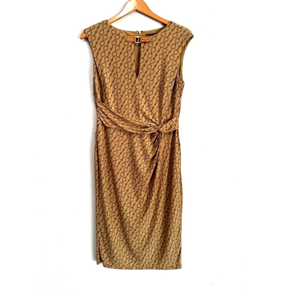 Lauren Ralph Lauren black label dress equestrian career business casual women 8